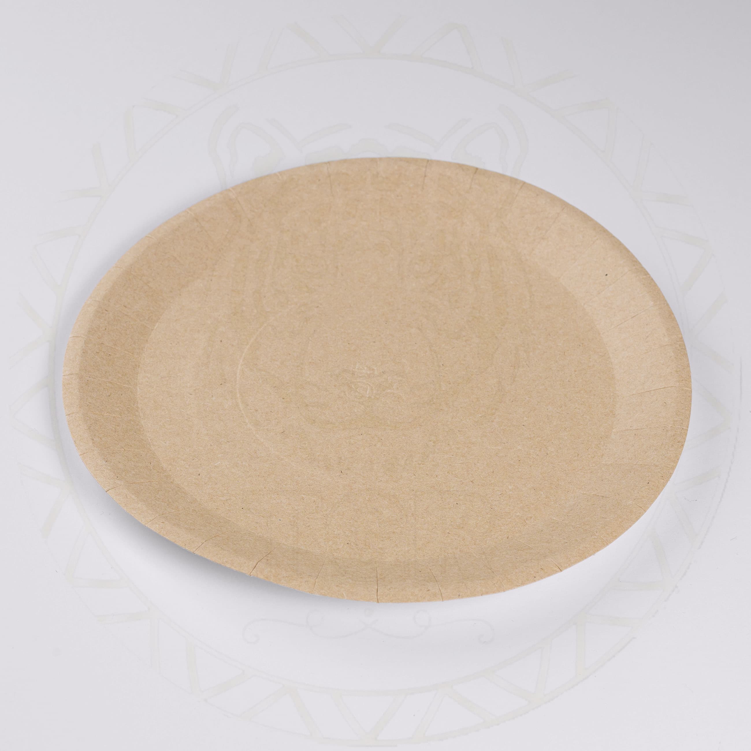 Тарелка OSQ PLATE 230 Белый/Крафт ( 900 шт/кор )