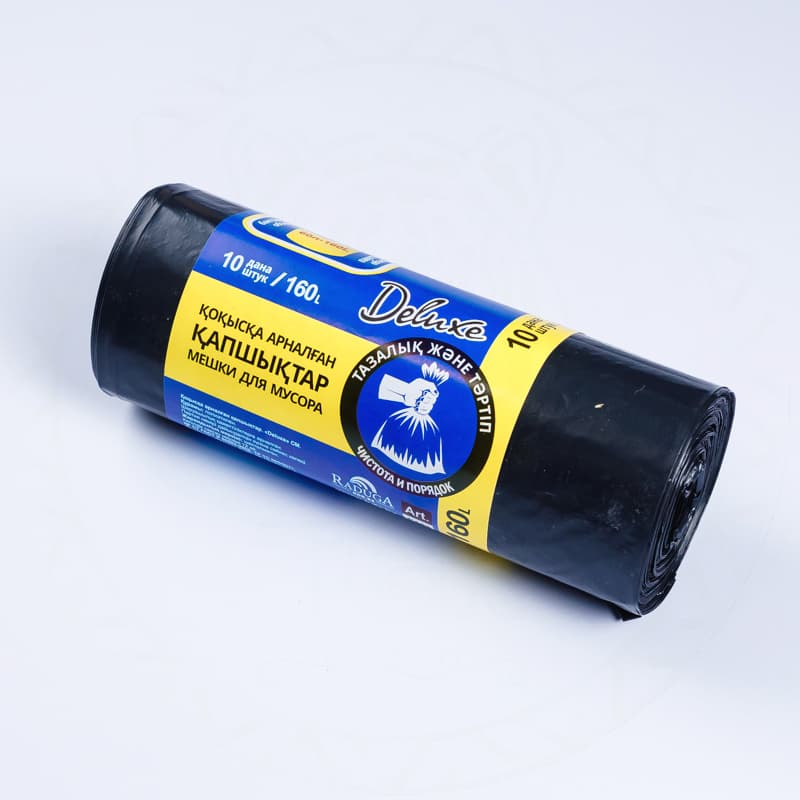 Пакет под мусор 160л/ 10шт.рул Deluxe Пакет под мусор 160л/ 10шт.рул Deluxe