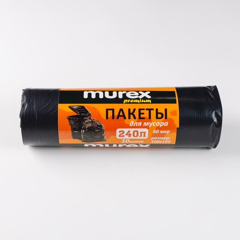 Мусорный пакет 240л/10шт Murex Мусорный пакет 240л/10шт Murex 2
