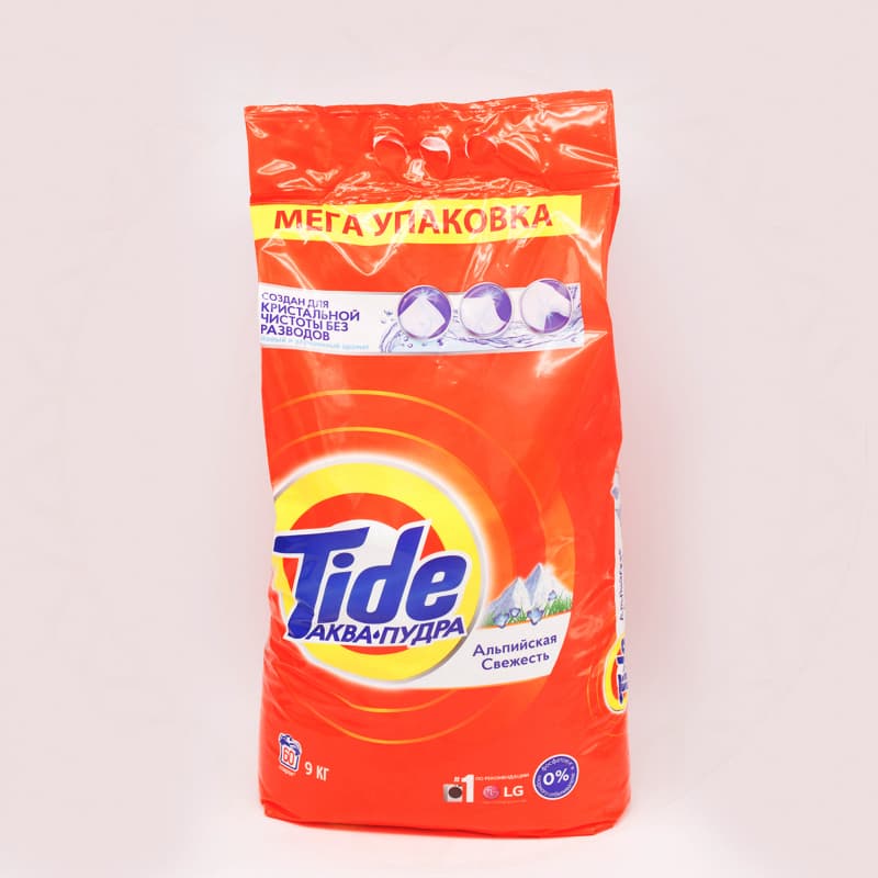 Tide Авт Альпийская cвежесть 9кг Tide Авт Альпийская cвежесть 9кг