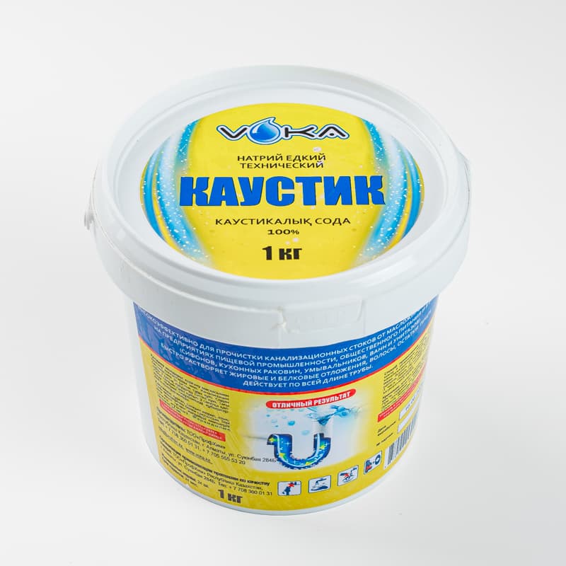 Сода каустическая, чешуированная (ведро 1 кг) Сода каустическая, чешуированная (ведро 1 кг)